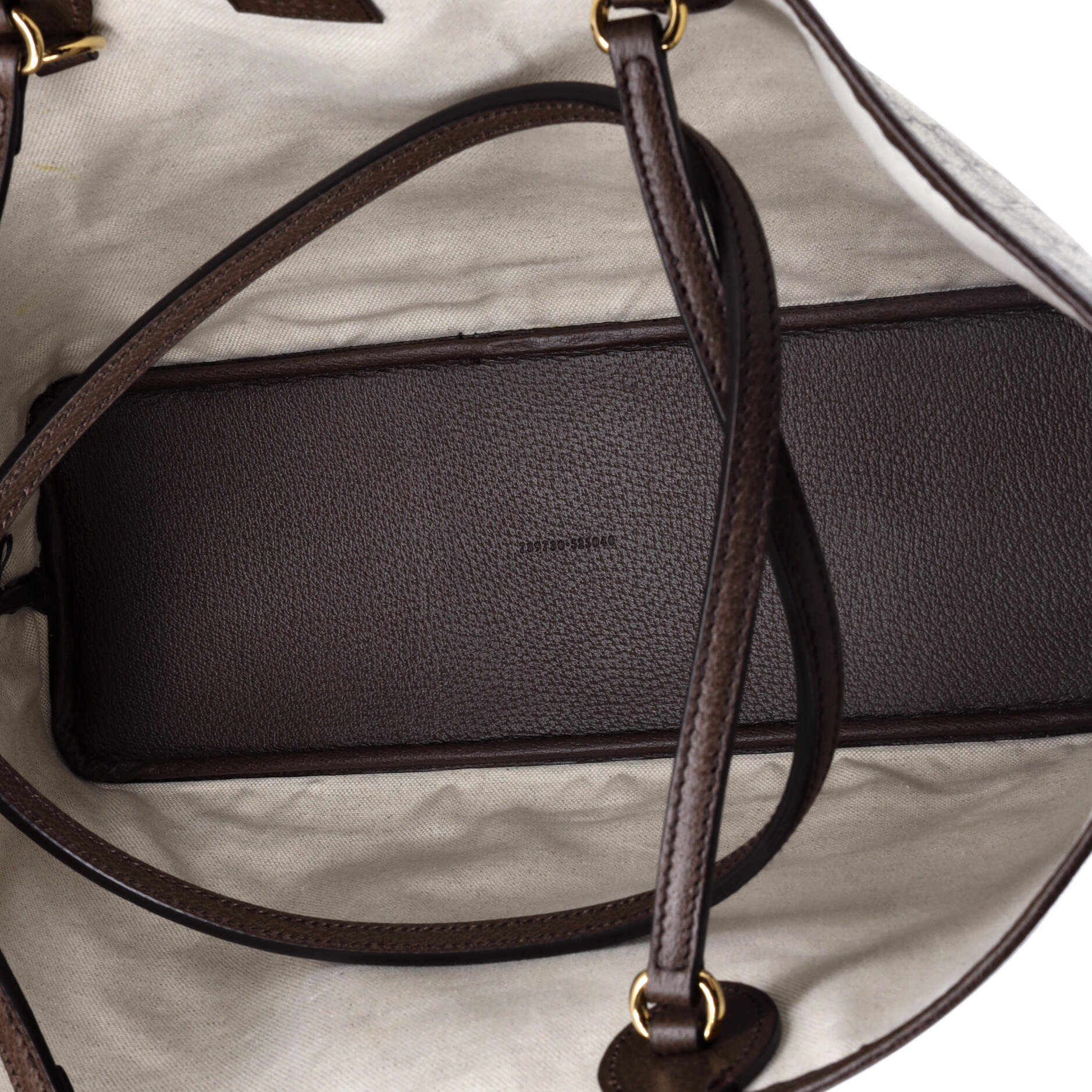 Ophidia Top Handle Shopping Tote GG Coated Canvas Medium – Image 5