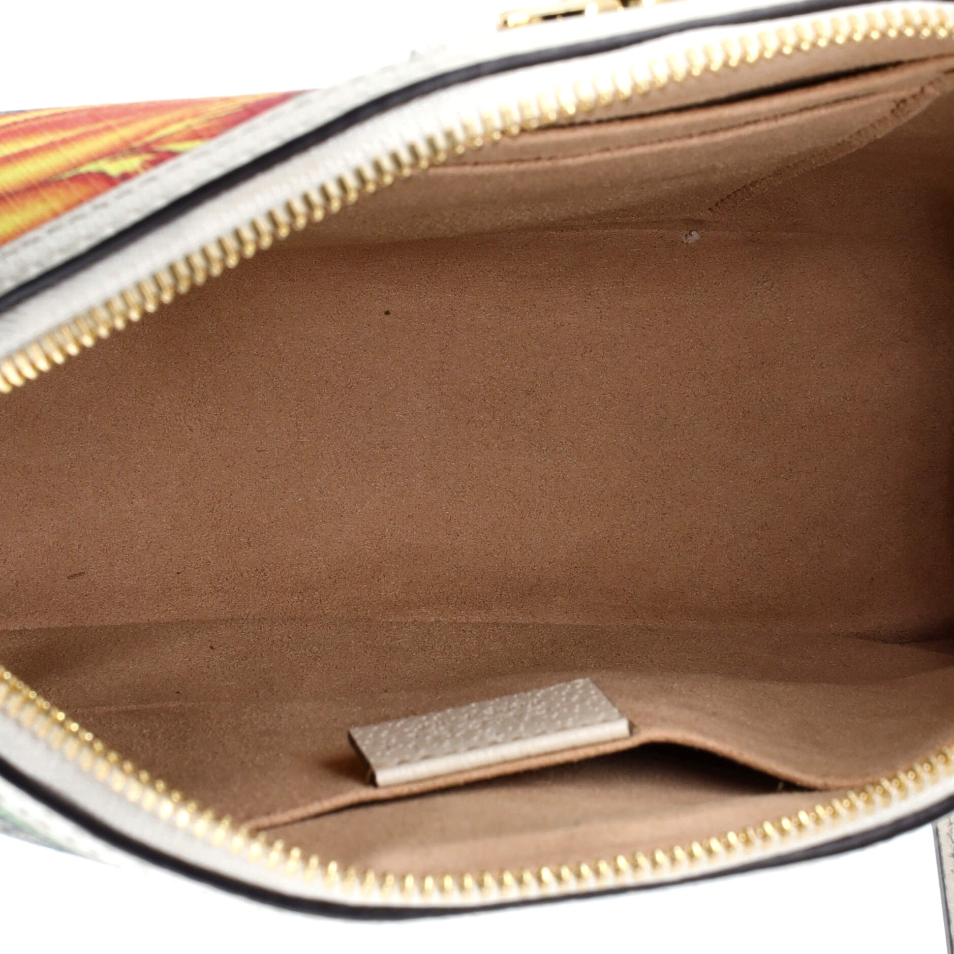 Ophidia Dome Shoulder Bag Flora GG Coated Canvas Small – Image 5