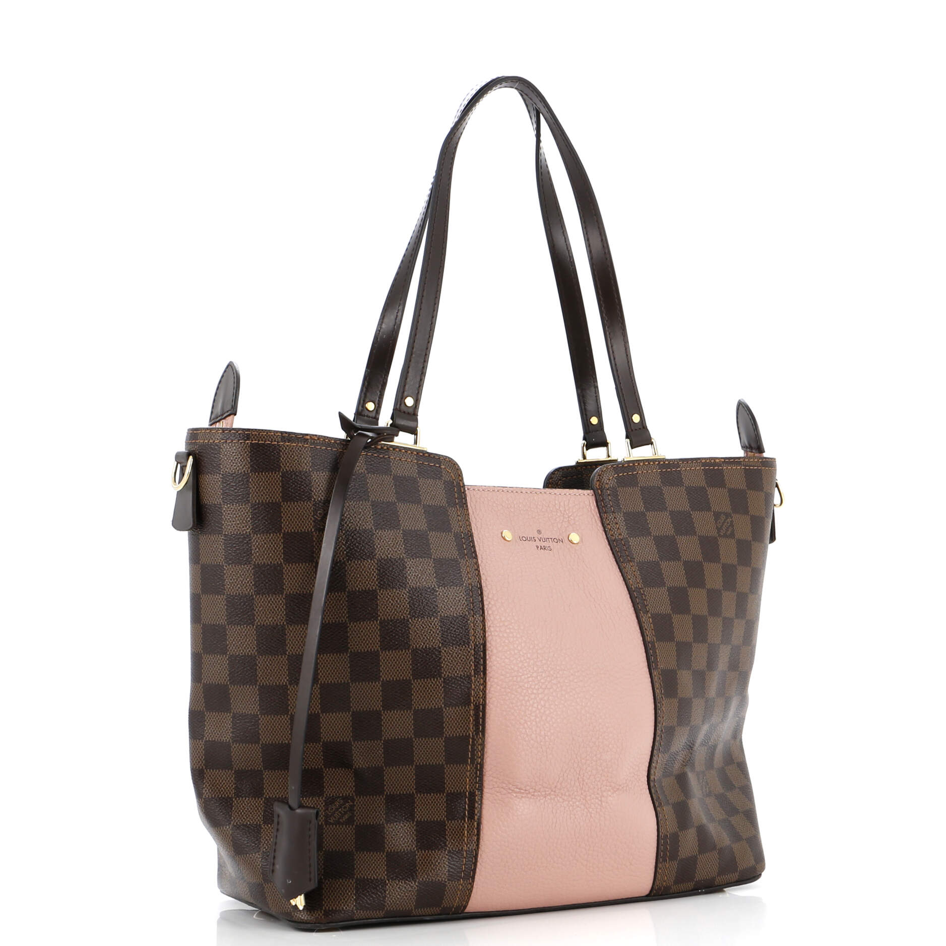Jersey Handbag Damier with Leather – Image 2