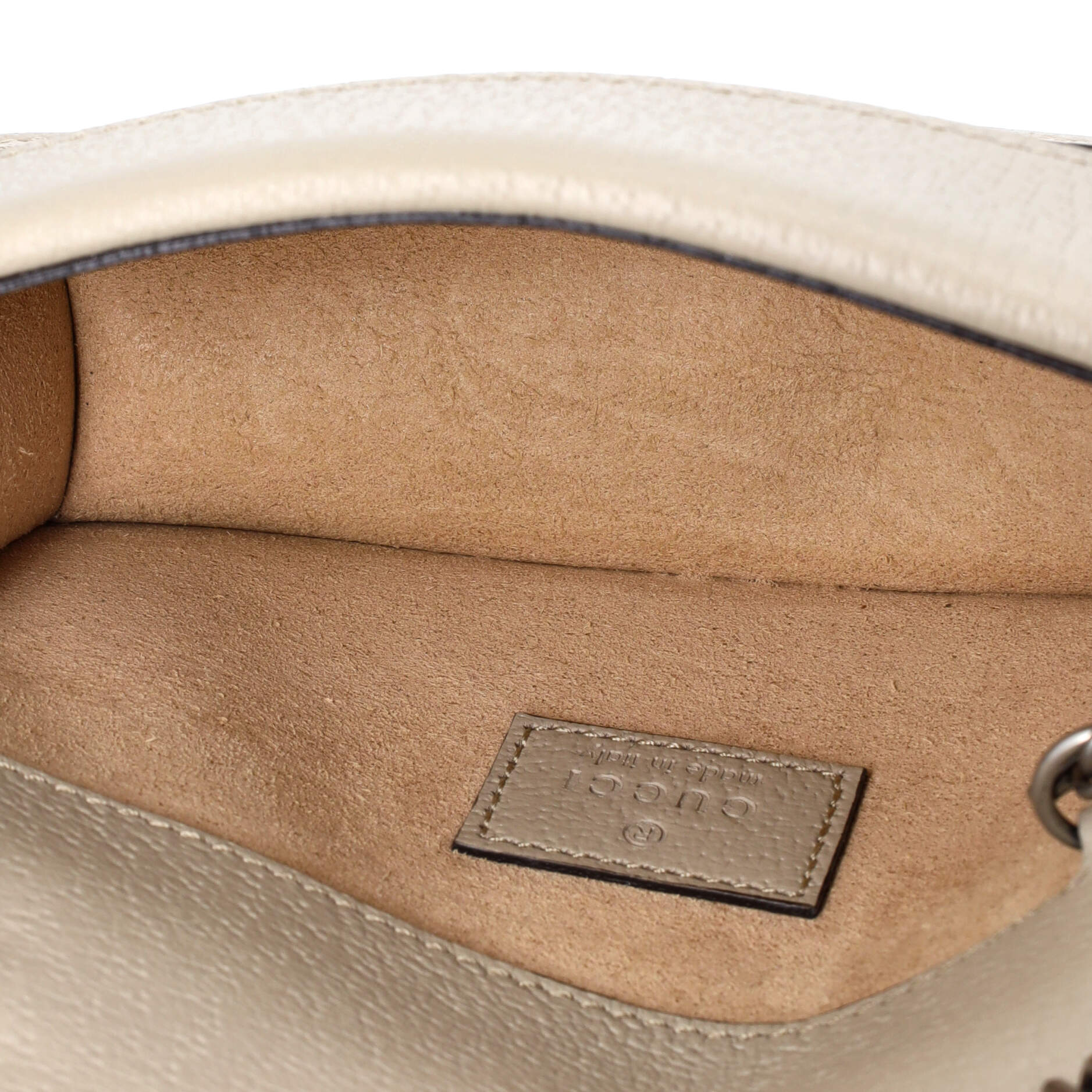 Dionysus Bag GG Coated Canvas with Leather Super Mini – Image 5