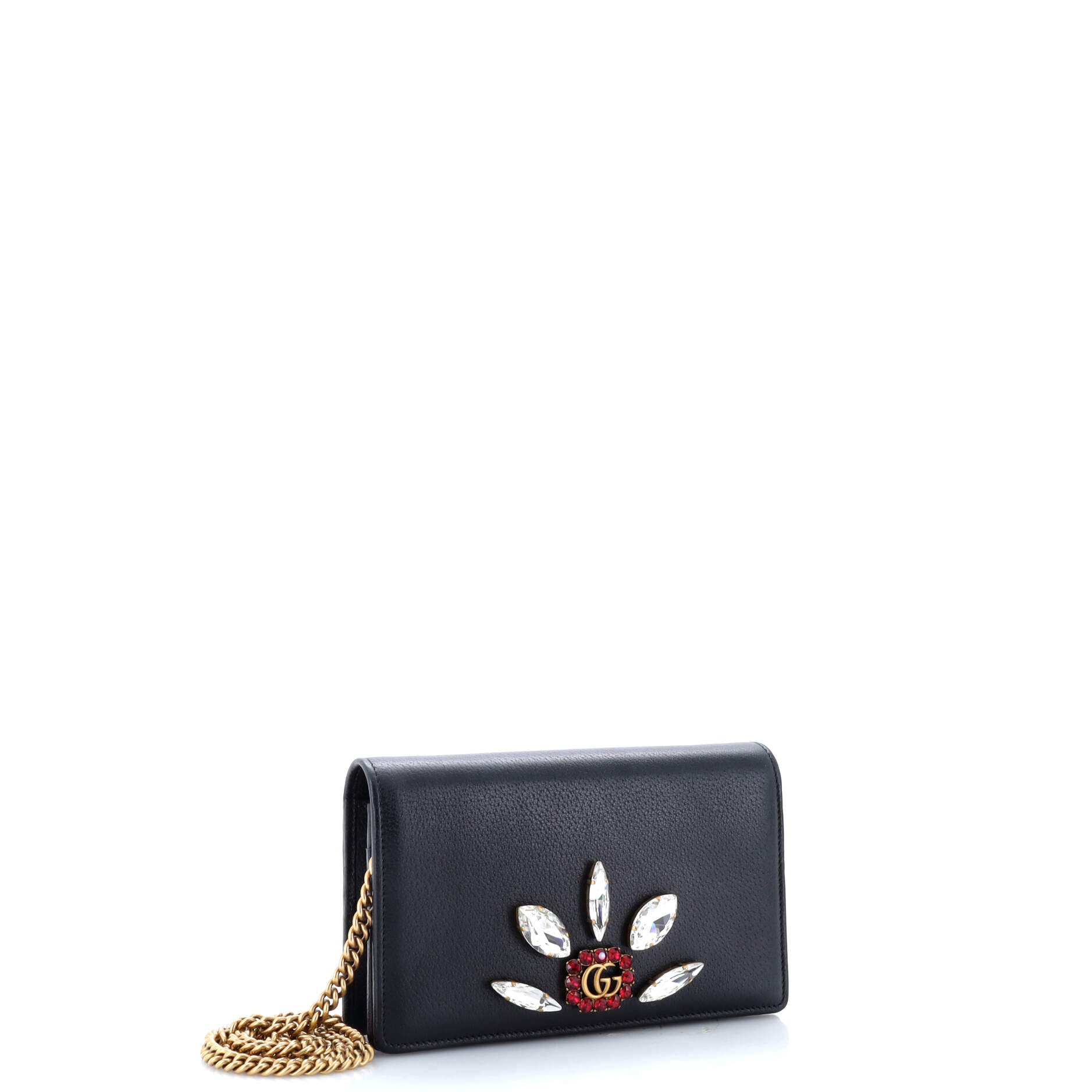 GG Marmont Chain Wallet Embellished Leather Mini – Image 2
