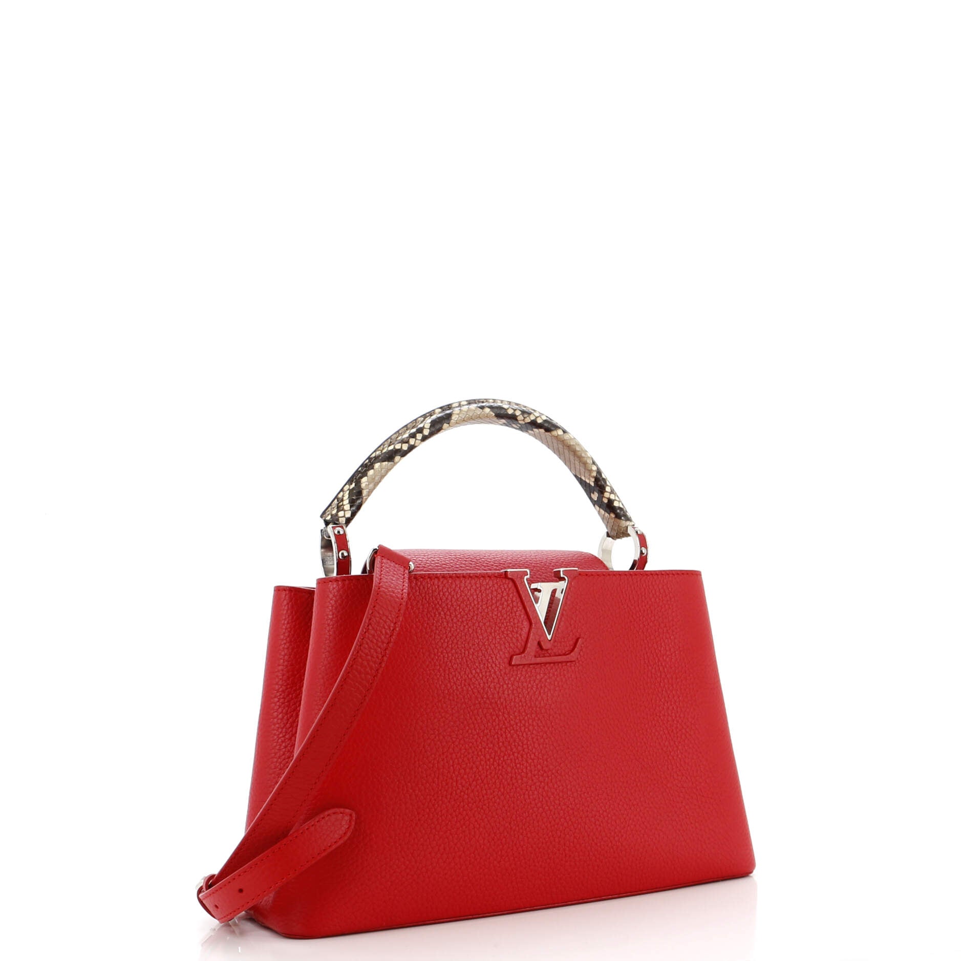 Capucines Bag Leather with Python PM – Image 2