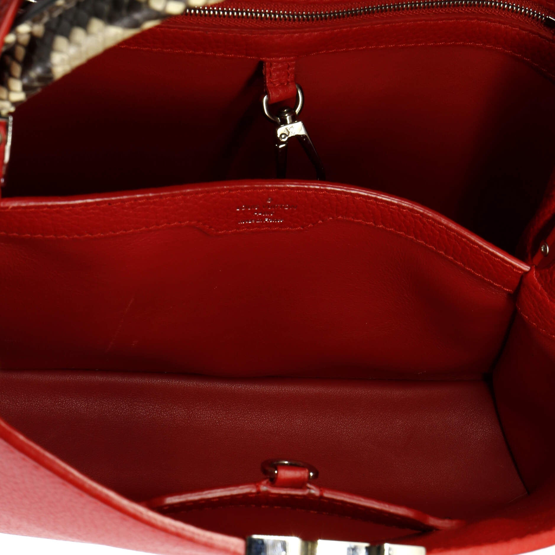 Capucines Bag Leather with Python PM – Image 5