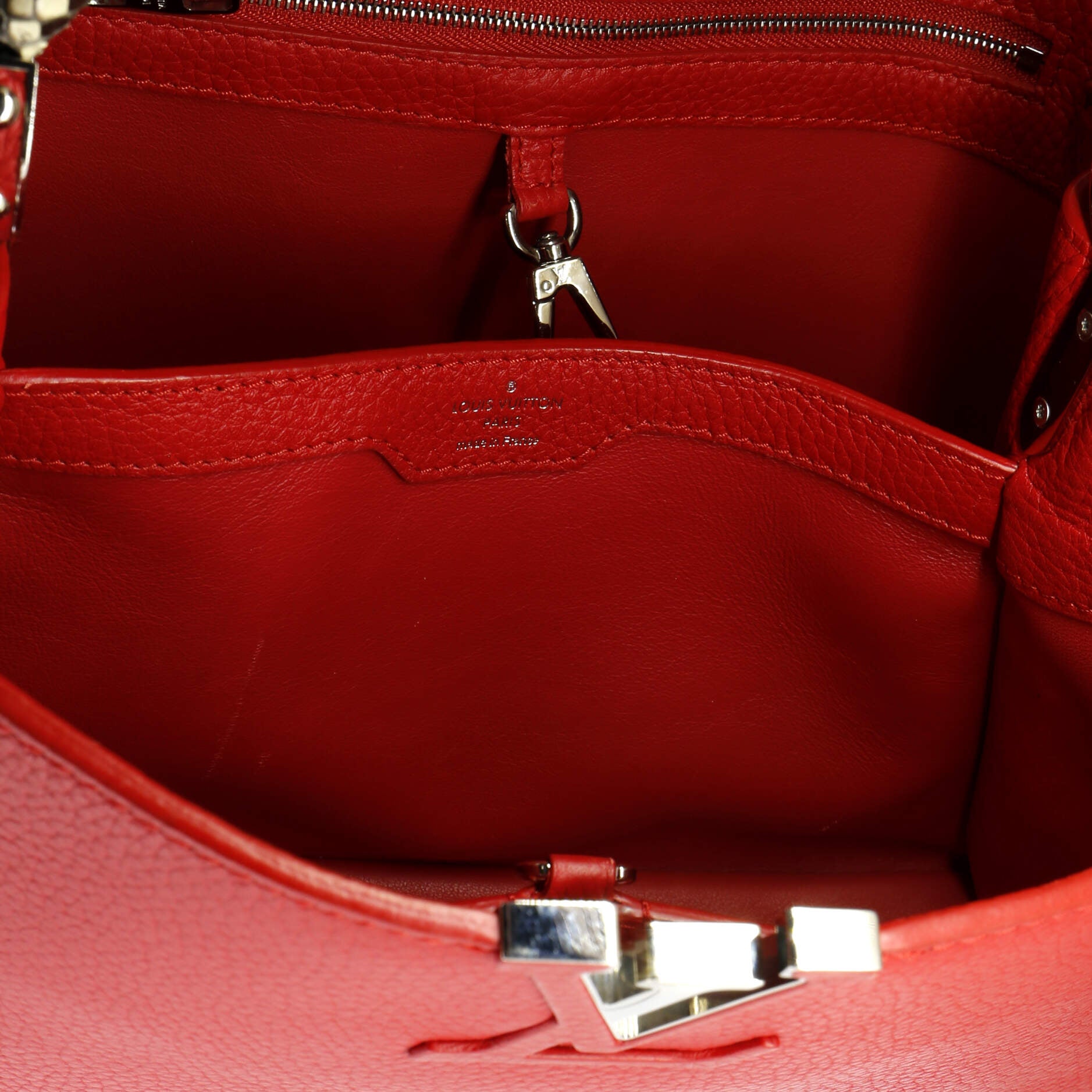 Capucines Bag Leather with Python PM – Image 6