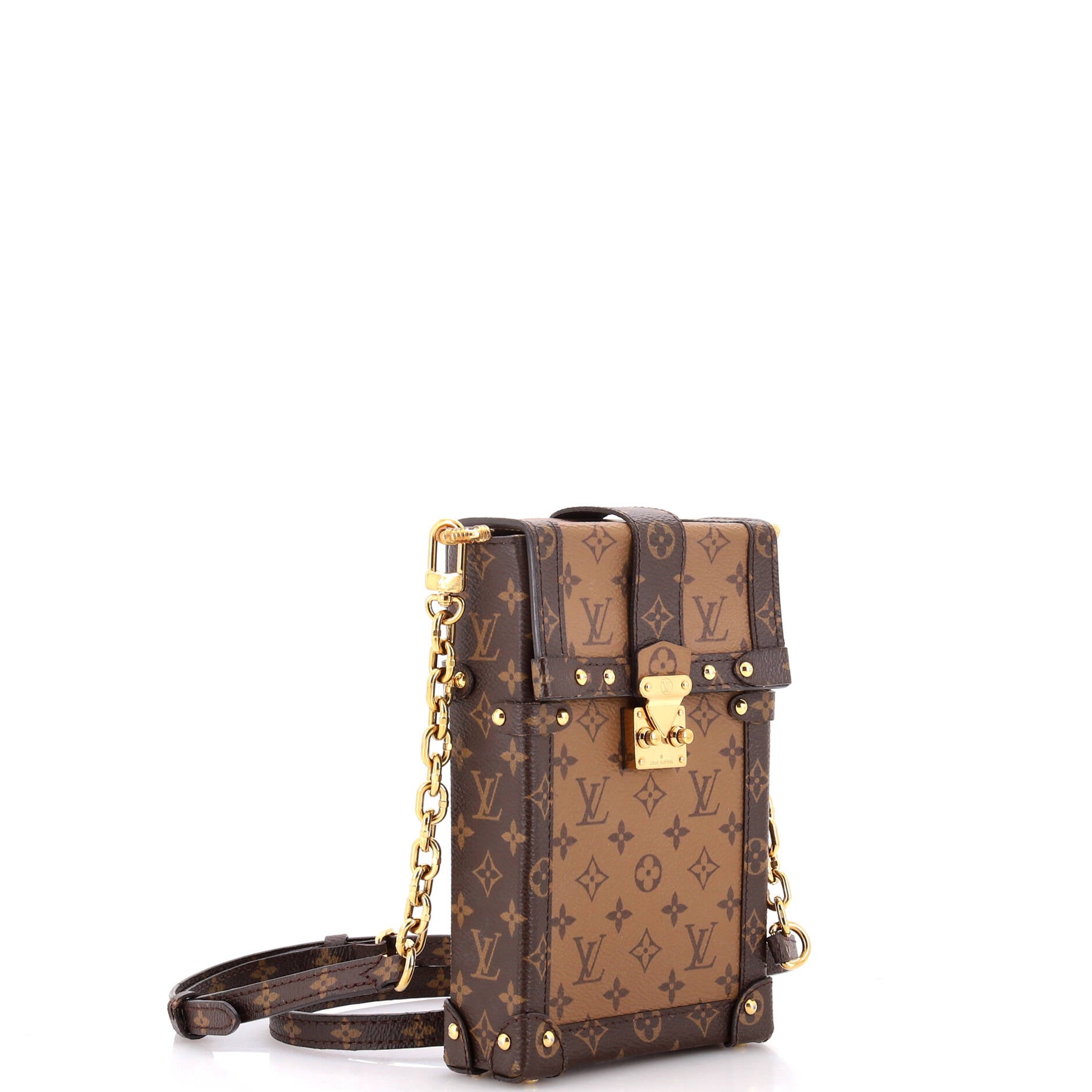 Vertical Trunk Pochette Reverse Monogram Canvas – Image 2