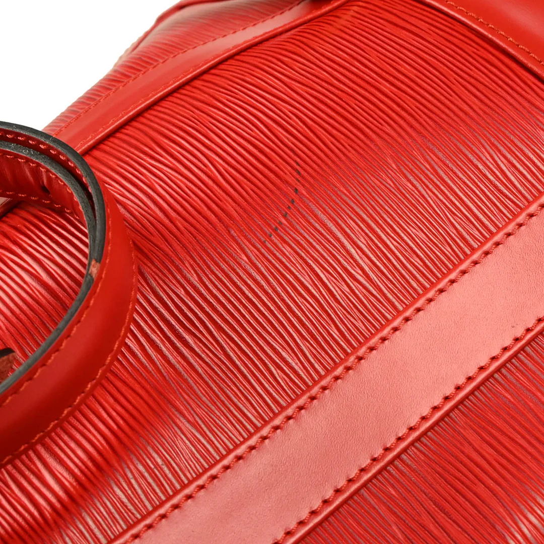 Louis Vuitton 1995 Red Epi Randonnee PM Bucket Shoulder Bag M52357 – Image 4