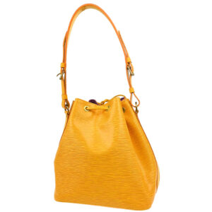Louis Vuitton 1995 Yellow Epi Petite Noe Bucket Shoulder Bag M44109